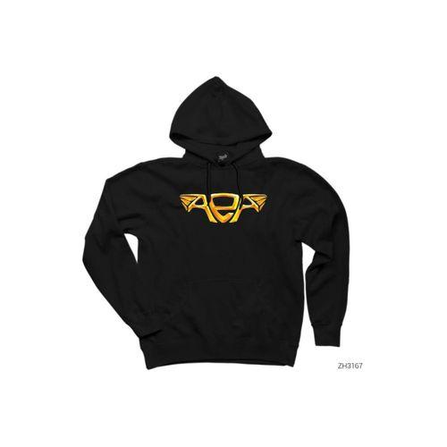 Altın Elbiseli Adam AEA Siyah Kapşonlu Sweatshirt Hoodie