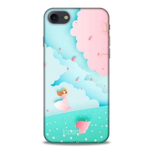 Apple Iphone 8 Kılıf Pastel Renkler (45) Liquid Air Kılıf Mavi Toz Pembe