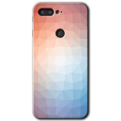 General Mobile GM 9 Pro HD Baskılı Kılıf + 9D Tam Ekran Koruyucu - Polygon Graident 3