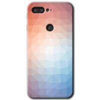 General Mobile GM 9 Pro HD Baskılı Kılıf + 9D Tam Ekran Koruyucu - Polygon Graident 3