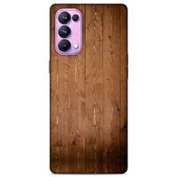 Lopard Oppo Reno 5 Pro 5G Uyumlu Kılıf Wood'X (7) Telefon Kılıfı Baskılı