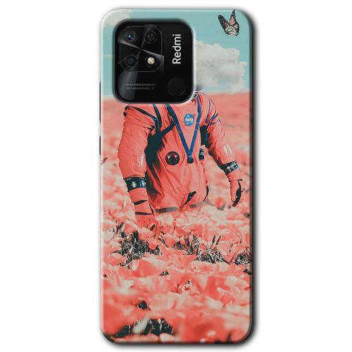 Xiaomi Redmi 10C Kılıf HD Desen Baskılı Arka Kapak - Uzay Bahçesi