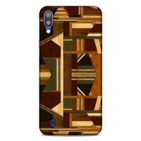 Lopard Samsung Galaxy M10 Uyumlu Kılıf Wood'X (42) Rugged Armor Kılıf Desenli