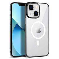 Apple iPhone 14 Plus Kılıf Zore Wireless Şarj Özellikli Pixel Magsafe Kapak