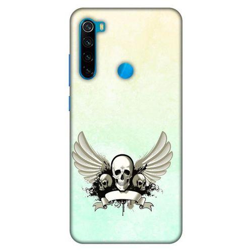 Lopard Xiaomi Redmi Note 8 Uyumlu Kılıf Tattoo's (8) Baskılı Kılıf Yeşil Beyaz