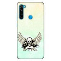 Lopard Xiaomi Redmi Note 8 Uyumlu Kılıf Tattoo's (8) Baskılı Kılıf Yeşil Beyaz