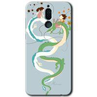 Huawei Mate 10 Lite Kılıf HD Desen Baskılı Arka Kapak + Temperli Cam - Snake Friendship