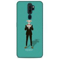 Oppo A5 2020 Kılıf FunnyMaX (12) Koruyucu Silikon Turkuaz Köpek