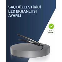 2025 Yeni Seri Dijital Ekranlı Isı Ayarlı Saç Düzleştirici Titanyum Kaplama A Kalite