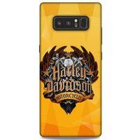 Samsung Galaxy Note 8 Uyumlu Kılıf Motorsiklet (37) Silicone Cover Harley Davidson