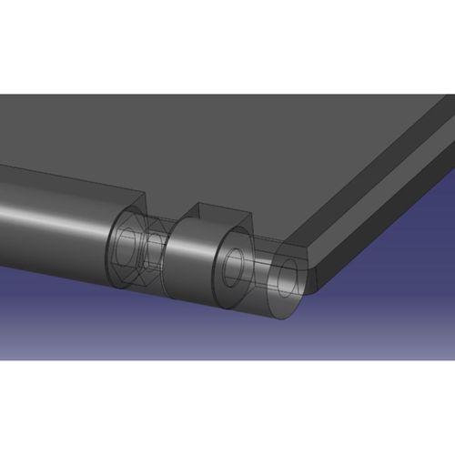 Ayarlanabilir Menteşe Takozu Variometre Bacak Tutucu Paragliding 3D Baskı (Bu ürün Sadece Plastik parçadır - Almadan Önce Soru Sorabilirsiniz)