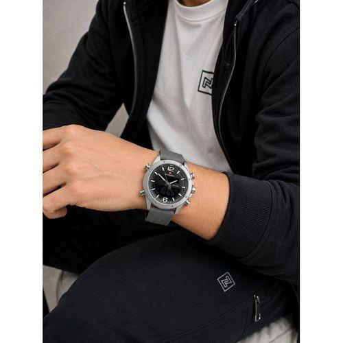 Naviforce Silokon Kordon Dijital & Analoğ Mekanizma Bileklik Hediyeli 3 ATM Erkek Kol Saati NF9264.3