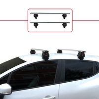 Renault Clio IV 2013-2019 Arası ile uyumlu ACE-4 Ara Atkı Tavan Barı GRİ