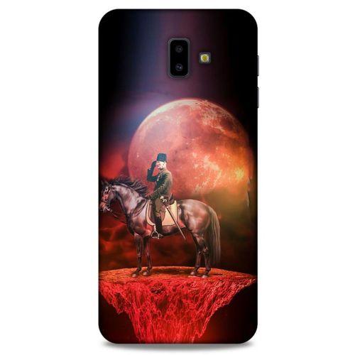 Samsung Galaxy J6 Plus Kılıf Atatürk (49) Ultra Silikon Kılıf Uzay