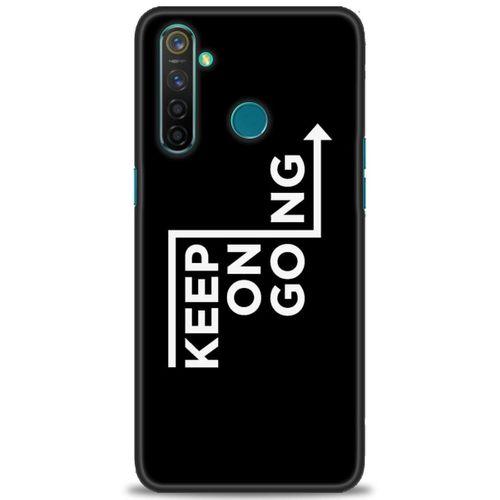 Realme 5 Pro Kılıf HD Baskılı Kılıf - Keep On Going + Tam Ekran Koruyucu
