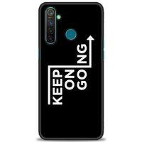 Realme 5 Pro Kılıf HD Baskılı Kılıf - Keep On Going + Tam Ekran Koruyucu