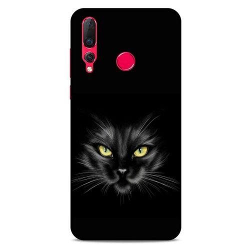 Lopard Huawei P Smart Z Uyumlu Kılıf Kediler (45) Liquid Air Kılıf Sarı Asalet