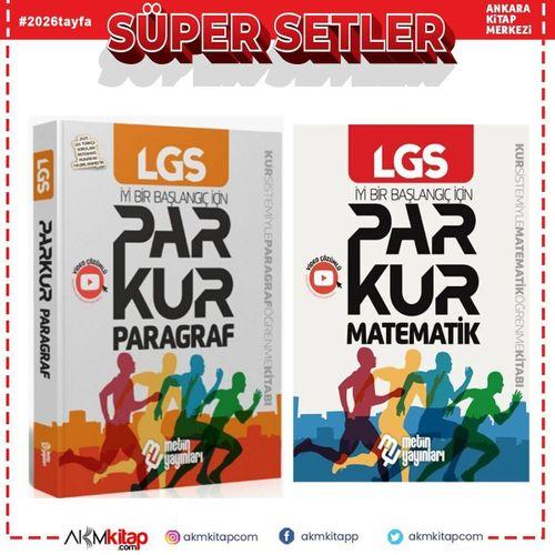 Metin Yayınları 8. Sınıf LGS Parkur Matematik ve Paragraf Soru Bankası Seti 2 Kitap