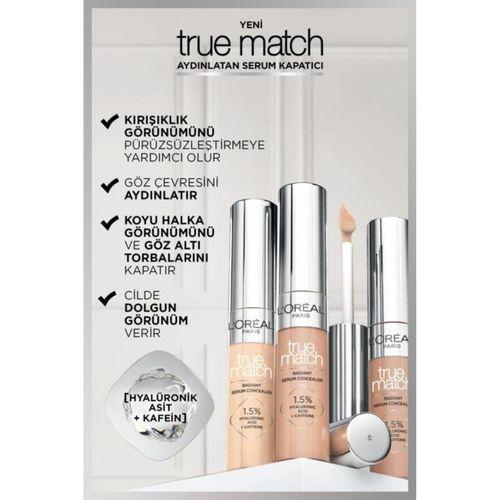 L'Oreal Paris True Match Aydınlatan Serum Kapatıcı - 1n 11 ml