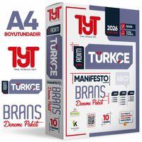 2026 YKS TYT Türkçe 3 Adım Manifesto 10 Adet Branş Deneme Paketi Dijital Çözümlü