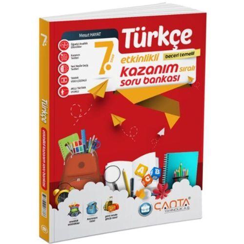 7. Sınıf Türkçe Etkinlikli Kazanım Soru Bankası Çanta Yayınları