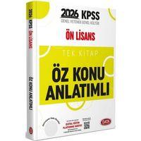 2026 KPSS Önlisans Tek Kitap Öz Anlatımlı Konu Anlatımlı Data Yayınları