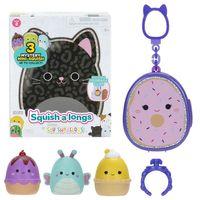 Squish-a-longs 3 Figür + Yüzük Çantalı Sürpriz Paket Seri 2