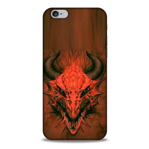 Apple Iphone 6S Kılıf Dragons (14) Lansman Kılıf Kırmızı Boynuzlu Ejderha