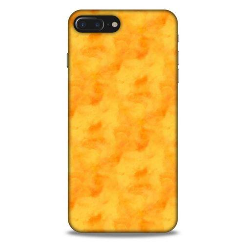 Mermer Desenli (10) Tema Full Koruma Kılıfı Turuncu Apple Iphone 7 Plus Kılıf