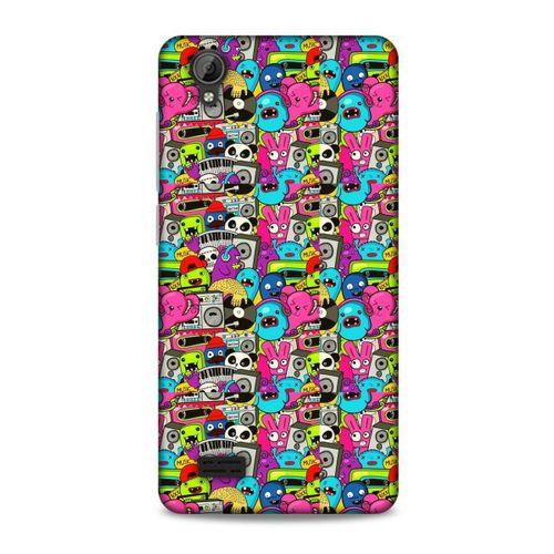 Graffitix (34) Desenli Silikon Kapak Vestel Venüs V5 Kılıf