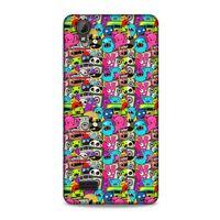 Graffitix (34) Desenli Silikon Kapak Vestel Venüs V5 Kılıf