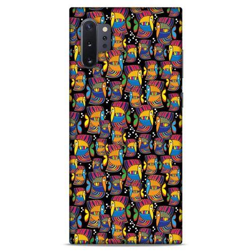 Lopard Samsung Galaxy Note 10 Plus Uyumlu Kılıf Soyut Sanat (27) Baskılı Tasarımlı Kılıf