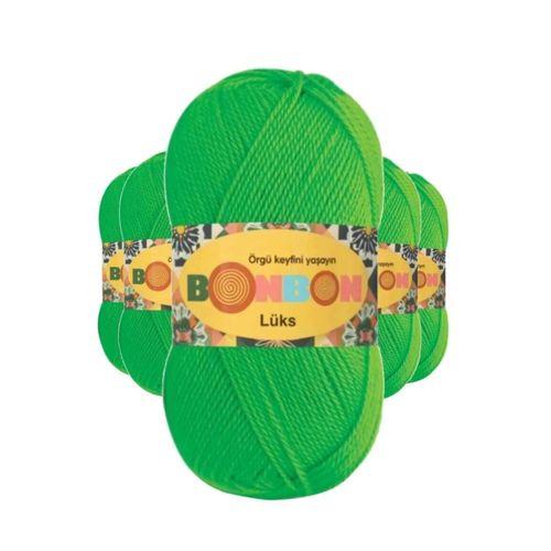 5 Adet Lüks Patik İpi Yünü Neon 98395 - bonbon mudanis