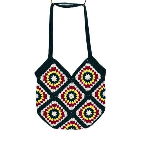 El Örgüsü Motif Desenli İçi Astarlı Omuz Çanta BGL-ST04724