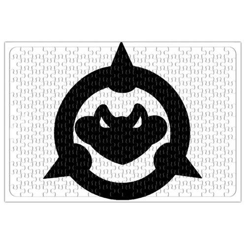 Battletoads Logo preta Puzzle 240 Parça Yapboz