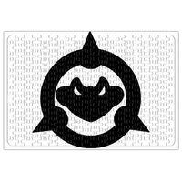 Battletoads Logo preta Puzzle 240 Parça Yapboz