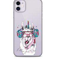 Zoologix (10) Apple iPhone 12 Şeffaf Kılıf Silikon Desenli