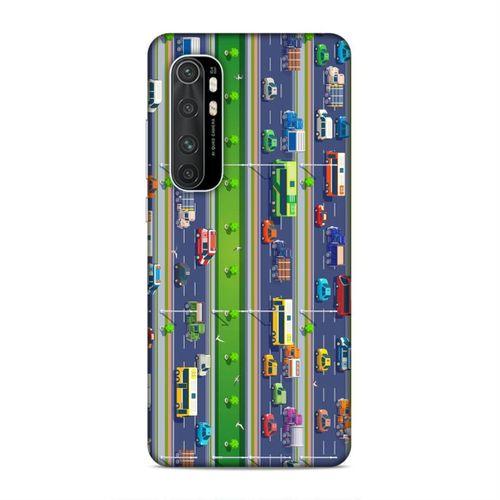 Xiaomi Mi Note 10 Lite Kılıf Otoyol Arka Kapak Silikon Koruma Full Koruyucu