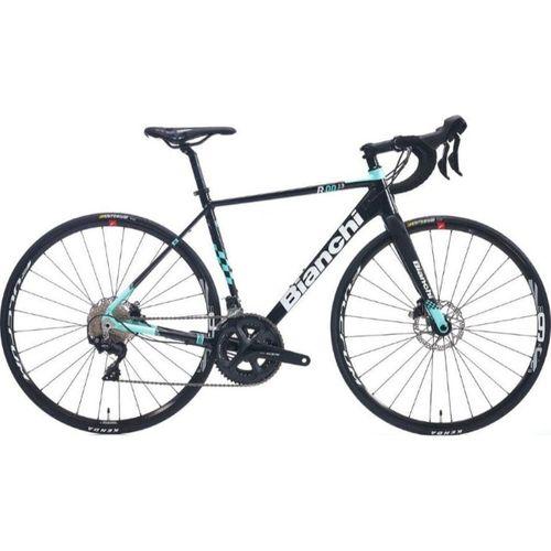 Bianchi R0013-D Disk Fren 24 Vites Yol Bisikleti Siyah-Celeste 53 Cm