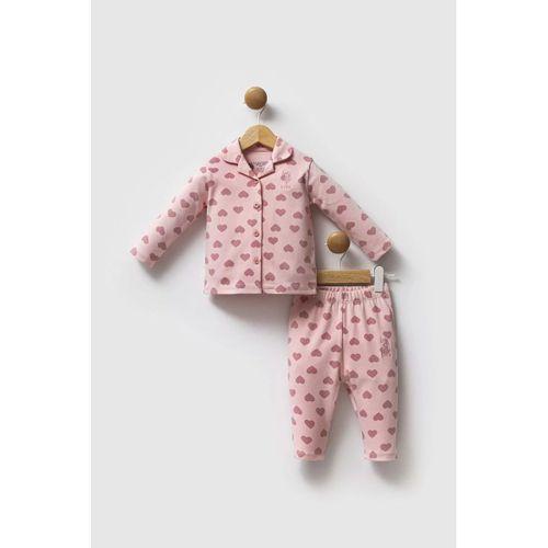 U.s. Polo Assn Gömlek Pijama Takımı Usb2711 Açık Pembe