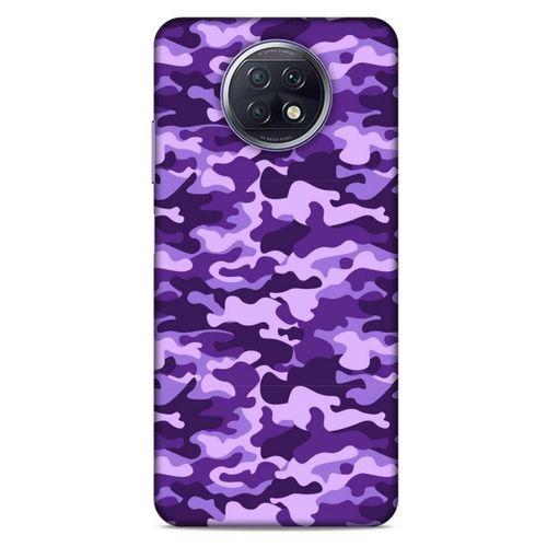 Xiaomi Redmi Note 9 4g Uyumlu Kılıf Mor Delisi (13) Silikon Kap Kamuflaj