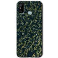 Potkal Hediye Fabrikası Tecno Spark 6 Go Kılıf HD Desen Baskılı Arka Kapak - Çam Ağacı Ormanı