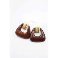 Çanta Küpe - Kahverengi