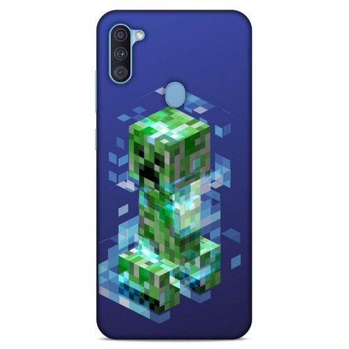 Lopard Samsung Galaxy A11 Uyumlu Kılıf PiXel (37) Silicone Cover Creeper MC