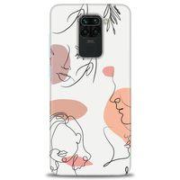 Xiaomi Redmi Note 9 Kılıf HD Baskılı Kılıf - Silüetler + Tam Ekran Koruyucu