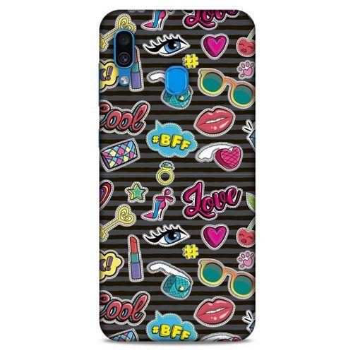 Pop Culture Siyah Samsung Galaxy Note 20 Kılıf