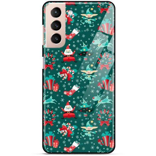 Samsung Galaxy S21 Plus Kılıf Yılbaşı Süsleri (41) Tank Kılıf