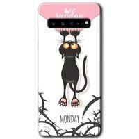 Galaxy S10 Plus Kılıf HD Desen Baskılı Arka Kapak - Dark Sunday