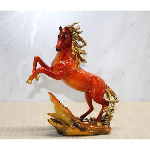 Polyester Şahlanmış At Figürü