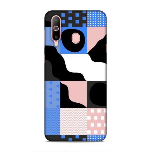 Samsung Galaxy A60 Uyumlu Kılıf Insomnia (44) Tough Armor Kılıf Mavi Siyah